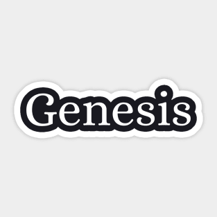 Genesis Sticker